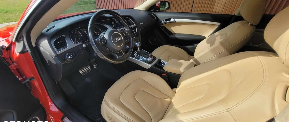 Audi A5 cena 60900 przebieg: 129000, rok produkcji 2014 z Bełchatów małe 106